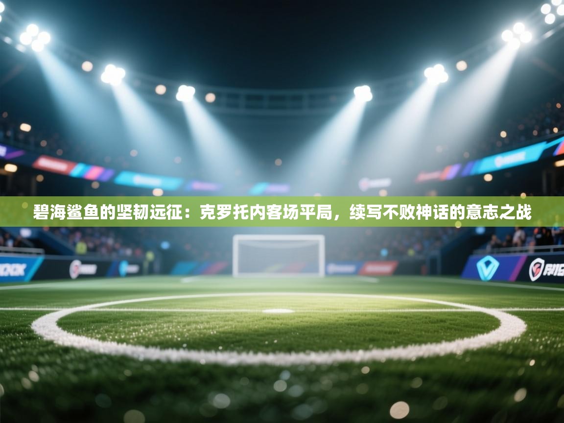 碧海鲨鱼的坚韧远征:克罗托内客场平局,续写不败神话的意志之战 第2张